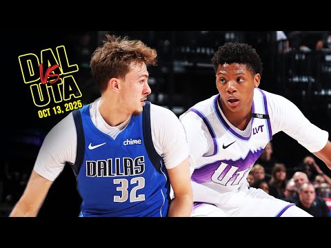 Dallas Mavericks vs Utah Jazz Full Game Highlights | Oct 13, 2025 | FreeDawkins