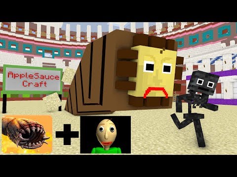 Monster School : Baldi`s Death Worm basic Learning and Education - Minecraft Animation