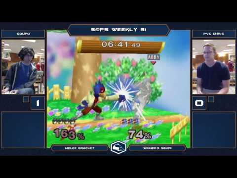 S@PS 31 Melee Singles - Soupo (Marth) vs PVC Chris (Falco) - Winner's Semis