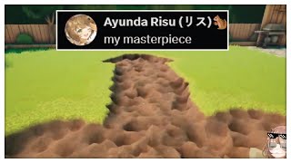 [Vtub] Yagoo哭暈在廁所...holo Risu玩挖洞遊戲打造曠世G作、從「頭