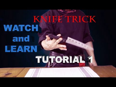 KNIFE TRICKS TUTORIAL 1, TEPPANYAKI TRICKS REVEALED AND TUTORIALS