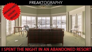 Abandoned Luxury Resort Over Night Sleepover and Urban Exploration | Derelict Urbex Ghost Adventures