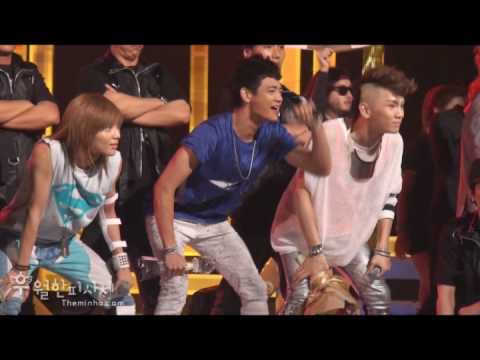 100730 Happy Minho/Taemin/Key - Lucifer encore perf. @ MB(won #1)