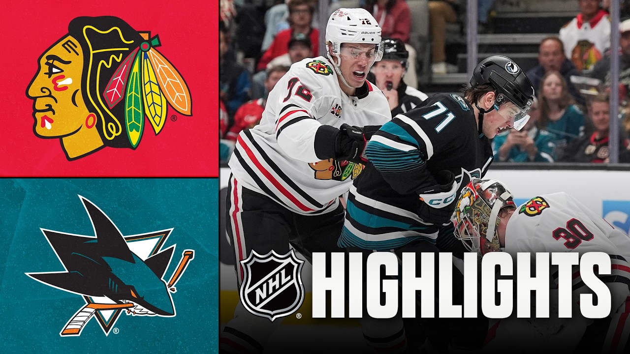 4월7일 시카고 산호세 NHL 하이라이트