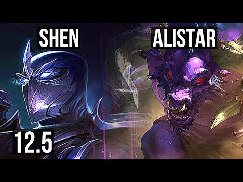 SHEN & Tahm vs ALISTAR & Kai'Sa (SUP) | 4/1/19, 1.1M mastery, 300+ games | BR Master | 12.5