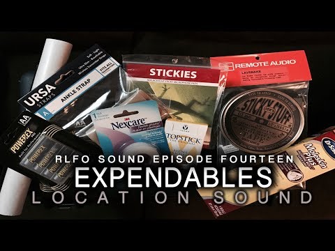 LOCATION SOUND EXPENDABLES - URSA TAPE - RYCOTE STICKIES RS DOCUMENTED EP014