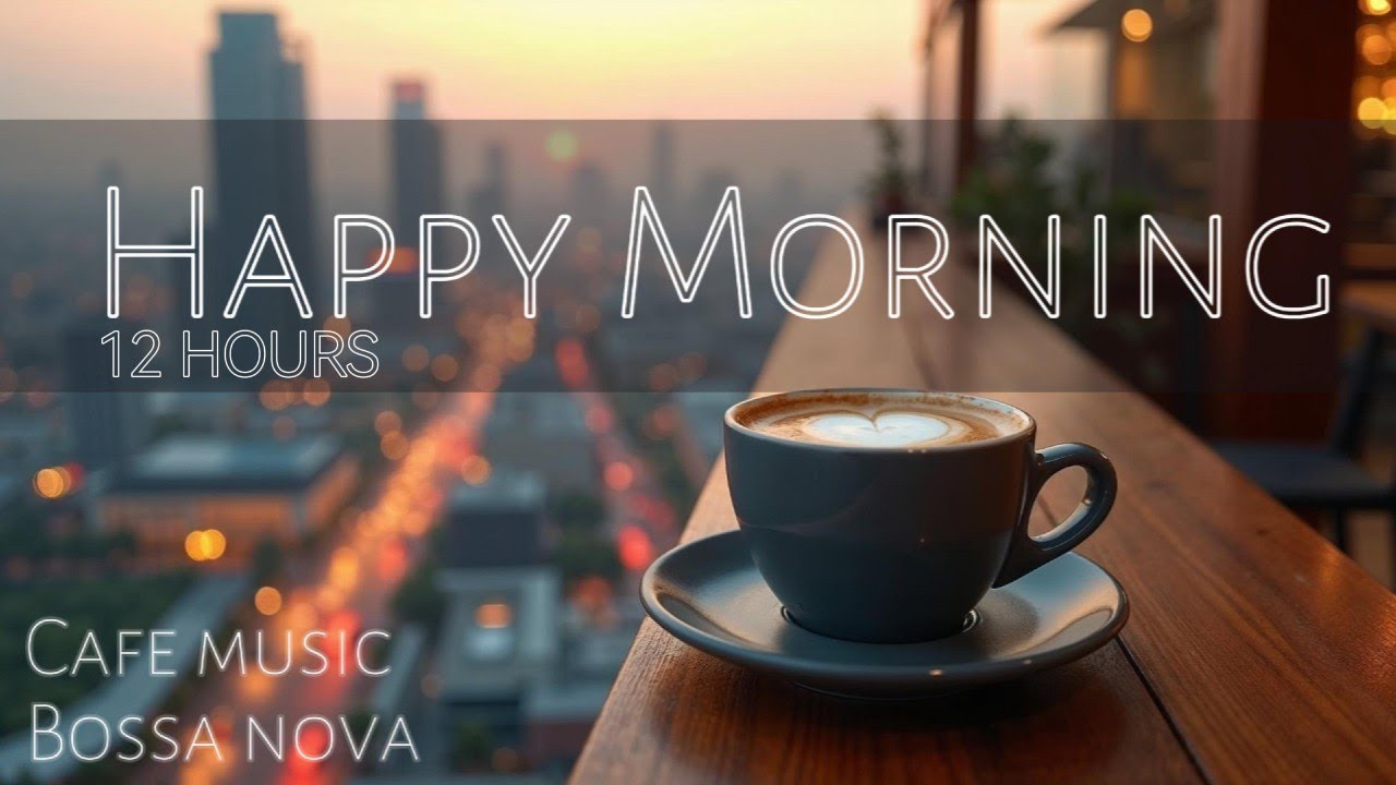 12 Hours with Cafe music - Bossa nova - Happy Morning | CALM WITHIN