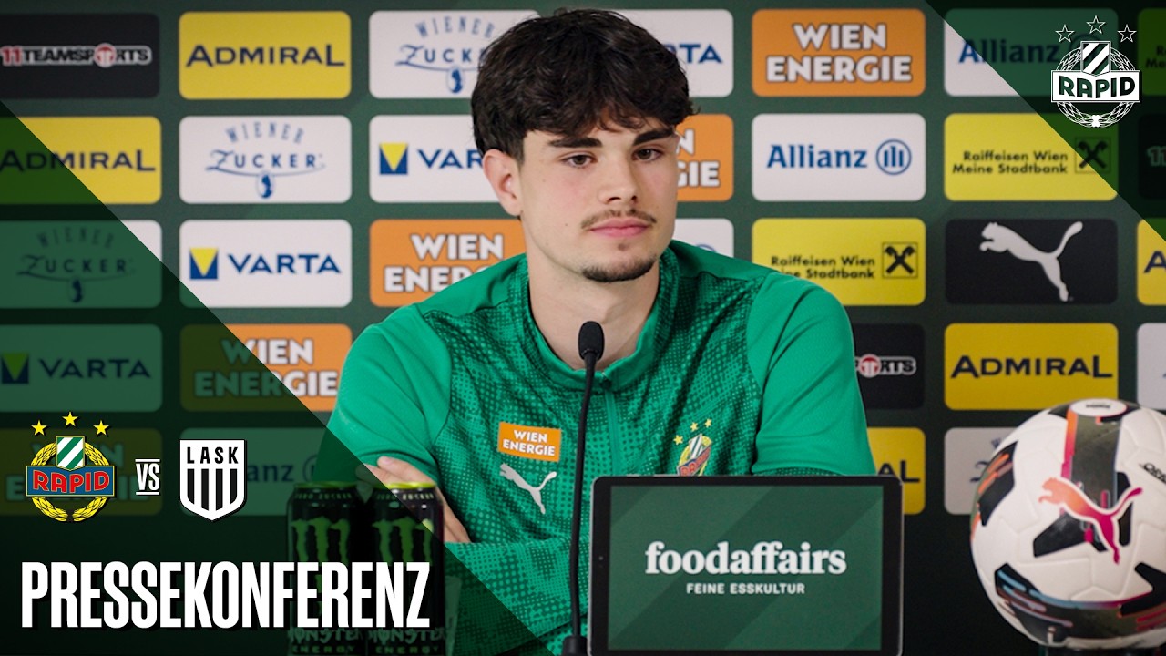 Pressekonferenz vor dem Spiel gegen den LASK