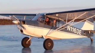 Alaska Flying; Playing on the Lake ice 2