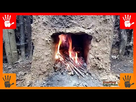 Primitive Fireplace Upgrade for the Round Hut