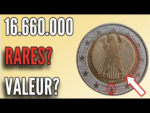 VALEUR DE LA PIECE DE 2 EURO COURANTE 2011 G ALLEMAGNE 16 660 000
