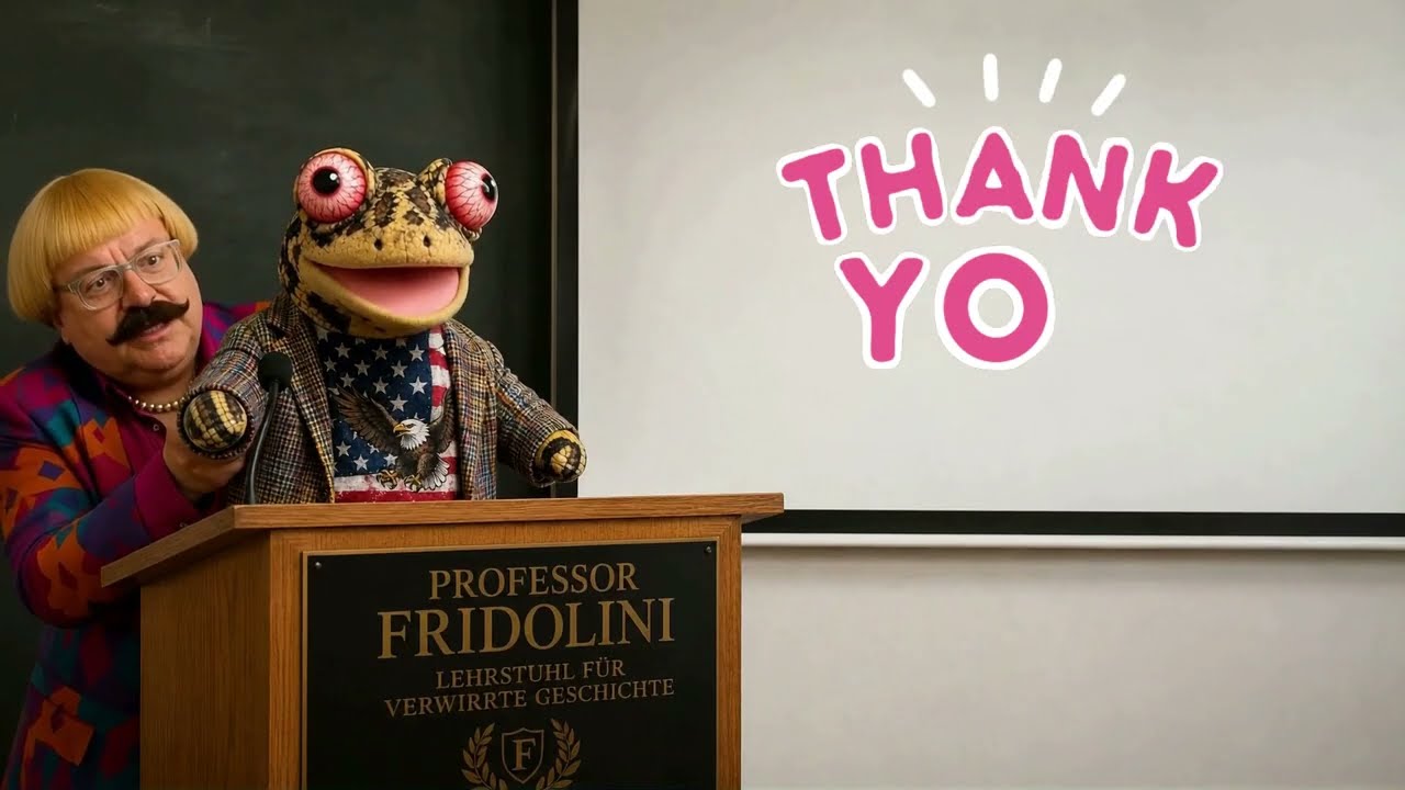 Professor Fridolini erklärt dinge die niemand versteht