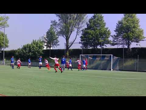 Ingestudeerde hoekschop SSV'65 JO16-1