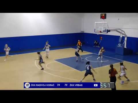 1ZLS 13. kolo / ŽKK Radivoj Korać - ŽKK Vrbas