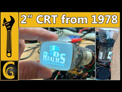 Sinclair Microvision MTV1B TV 2" CRT & Duke Nukem 3d - Teardown