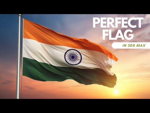 Flag animation in 3ds max 2024 | Cloth Simulation #3dsmax #3dsmaxtraining @zna_studio