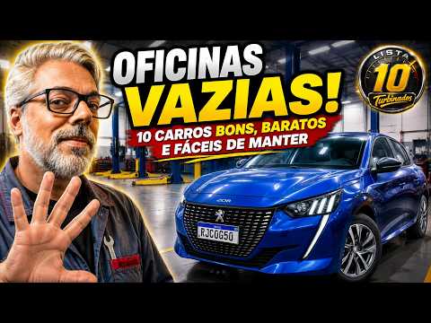 OFICINAS VAZIAS!? 10 Carros Bons, Baratos e Fáceis de Manter