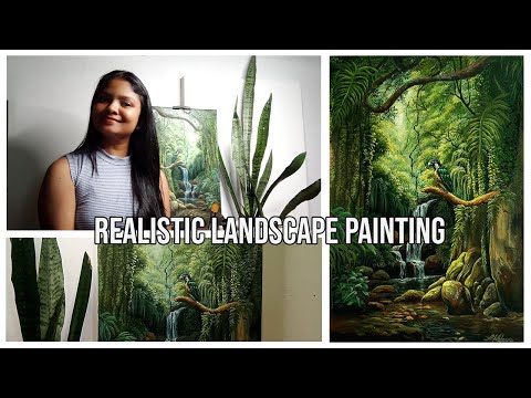 Realistic Landscape Painting