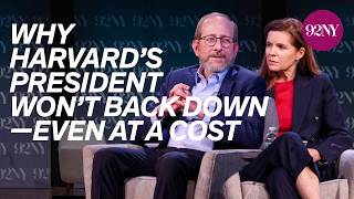 Why Harvard’s President Won’t Back Down—Even at a Cost