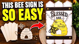How to Make a Beautiful Christian Bee Sign | Beginner-Friendly DIY
