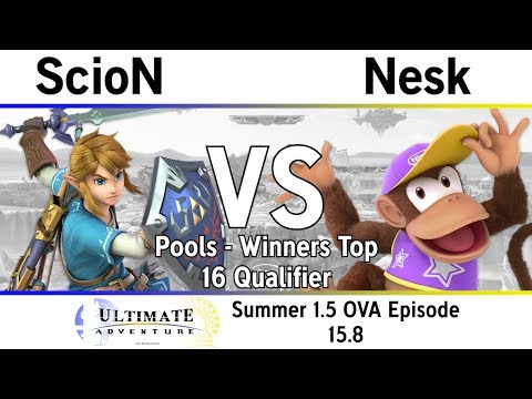 ScioN (Link) Vs. Nesk (Diddy Kong) - TUA Summer 1.5 Episode 15.8 Pools Winners Top 16 Qualifier