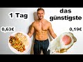 Ich esse 1 Tag lang nur das Günstigste