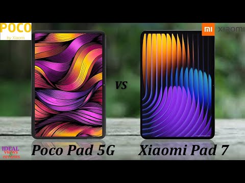Xiaomi Poco Pad 5G vs Xiaomi pad 7