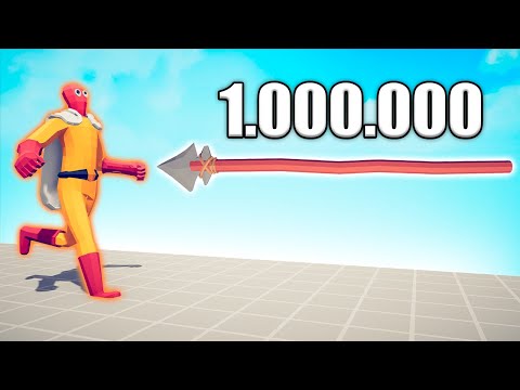 1.000.000 DAMAGE SPEAR THROWER vs UNITS - TABS | Totally Accurate Battle Simulator 2024