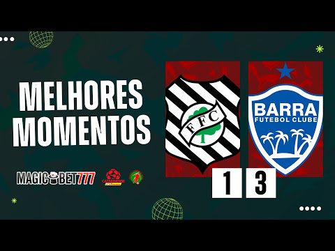 Gols e lances de Figueirense x Barra