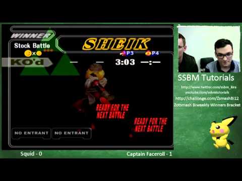 UCI 12 - Squid (Falco) vs Captain Faceroll (Sheik) - Super Smash Bros. Melee