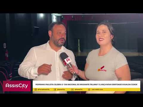 Pedrinhas Paulista celebra o "Dia do Imigrante Italiano" e lança nova identidade visual da cidade