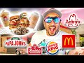 Only Eating NEW FAST FOOD ITEMS for 24 Hours!