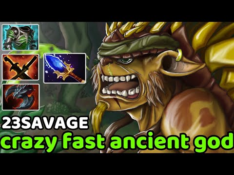 23SAVAGE [Bristleback] Crazy fast money making, playing like an ancient god gameplay Dota2 7.37b