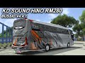 KODENAME SOUND HINO RM 280 BUSSID V4 4 1