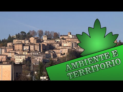 Amandola (FM) - La cittadina e la Chiesa di Sant'Agostino