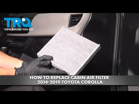 How to Replace Cabin Air Filter 2014-2019 Toyota Corolla