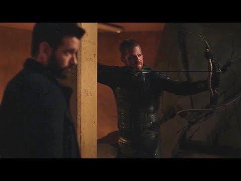 Arrow Deleted Scene from 7x21– Oliver and Tommy