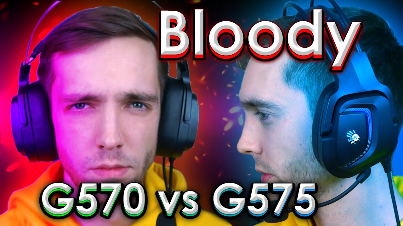 Компьютерная гарнитура A4Tech Bloody G575 Punk, желтый/черный