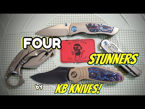 KB Knives Stroller, Hydro, Wrath & Vertigo - GORGEOUS Yet Affordable Premium Knives! Discount Code 👇