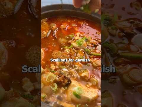 Como fazer a sopa de tofu picante perfeita 🥵🔥 (Soondubu)