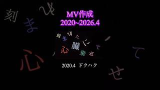 MV制作ヒストリー2020-2026.4