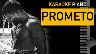 Pablo Alborán - Prometo | Piano Karaoke + Partitura | Acoustic
