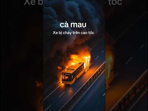 xe chạy đường Cao tốc bổng cháy , ở cà mau