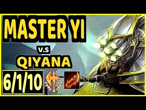 NIGHTBLUE3 (MASTER YI) vs QIYANA - 6/1/10 KDA JUNGLE GAMEPLAY - NA Ranked DIAMOND