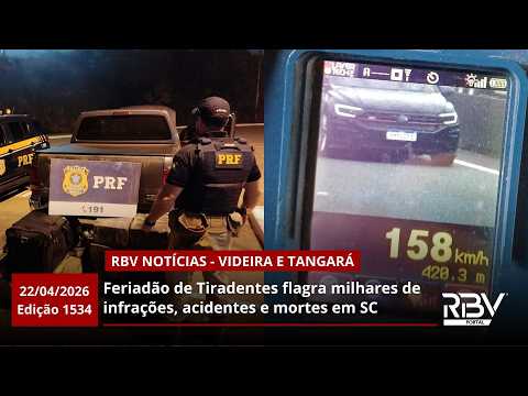 RBV Notícias Videira e Tangará - 22/04/2026 - Edição 1534