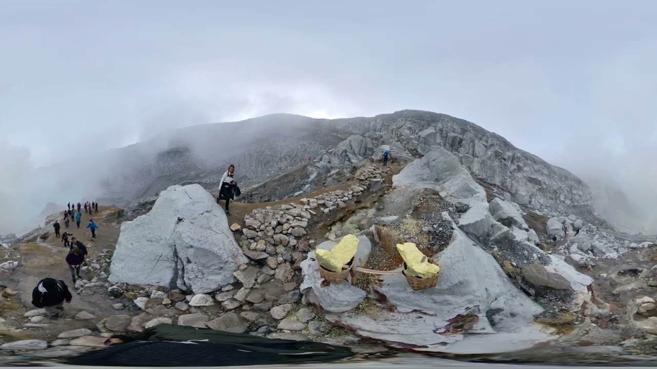 Kawah ijen , East Java, Indonesia 360VR Ep05 : Wheelwego360°