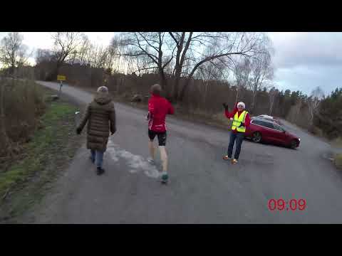 Parkrun Örebro 2021-12-18 - 5 km (Löparperspektiv, 2x)