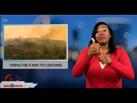 Thomas fire is now 70% contained (12.25.17)