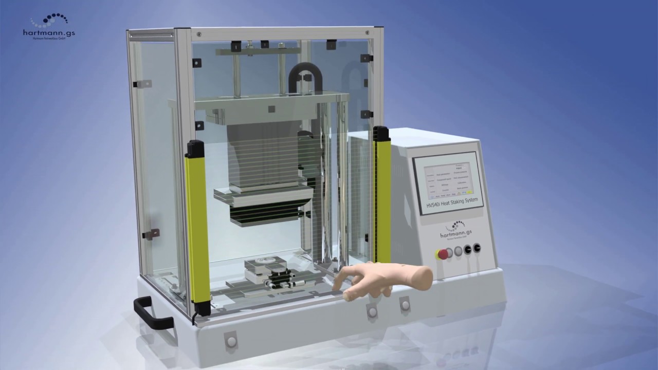 HeatStaking System with fixed component holder