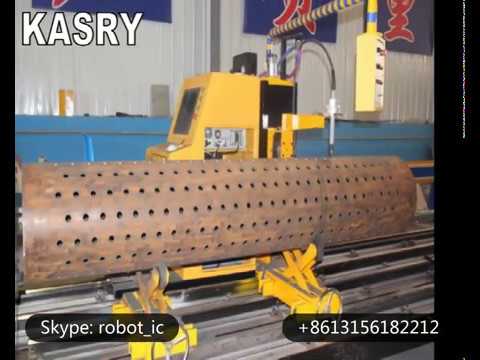 Kasry KR-XY3 CNC plasma pipe cutting solution for Boiler Manufacturing industry
